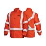 WELDING JACKET ORANGE HIGH VIZ SIZE 2XL