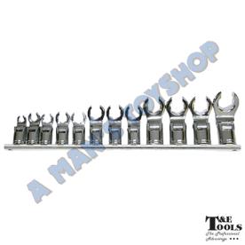 FLEX HEAD FLARENUT SOCKET SET 8 TO 19MM