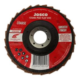 POLY FLAP COARSE 125MM DISC 14 X 2