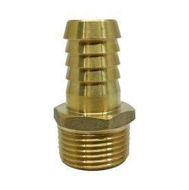 BRASS TAILPIECE 1" BSP"MALE X 1" HOSE