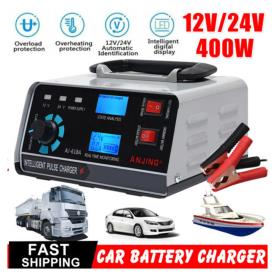 BATTERY PULSE CHARGER 12/24 VOLT 400WATT