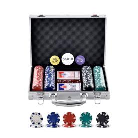 POKER CHIP SET 200 PIECE CARDS-CHIPS