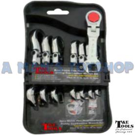 FLEX-HEAD STUBBY GEAR WRENCH SET AF 7 PC
