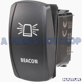 BEACON  LIGHT LED BLUE SWITCH 12/24V