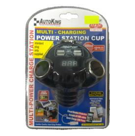USB MULTI-CHARGING POWER STATION CUP