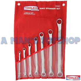 SPANNER SET AF 7PCE RING