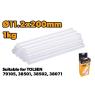 HOT MELT GLUE STICK SET 11.2 X 200MM