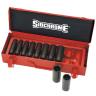 DEEP IMPACT SOCKET SET 1/2 DRIVE METRIC