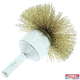 WIRE BRUSH CIRCULAR END 50MM 1/4 ARBOR