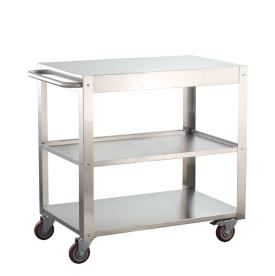 WORK TROLLEY 840X530X864MM S/STEEL TOP
