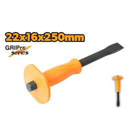 COLD CHISEL 22X16X250MM POWDER COATED