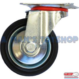 CASTOR RUBBER STEEL CORE 160MM SWIVEL