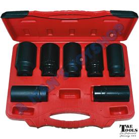DEEP SOCKET SET 1/2 DR 29-38MM AXLE NUT