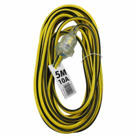 EXTENSION LEAD 5M 10A LEAD 10A PLUGS