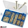 WOODSCREW BRASS PLATED 300 PIECE