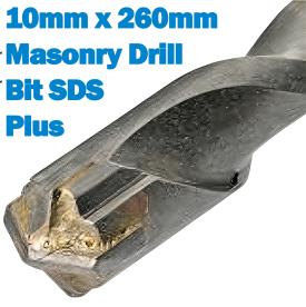 MASONRY DRILL BIT SDS PLUS 10MM X 260MM