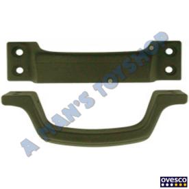 BLACK PLASTIC STEP HANDLE 165MM MARINE