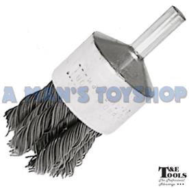 WIRE TWISTKNOT BRUSH 25MM KNOTED