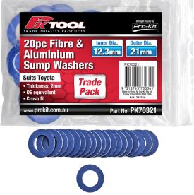 SUMP WASHERS FIBRE & ALUMINIUM 20 PIECES