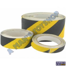 BLACK/YELLOW ANTI-SLIP TAPE 60G 100MM 5M