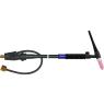 TIG 4 METRE TORCH UNIVERSAL WITH VALVE