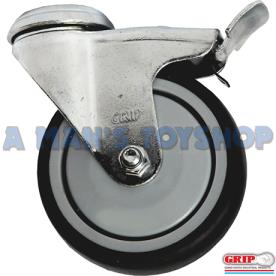 CASTOR 75 X 25MM BOLT HOLE 10.5MM 70KG