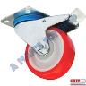 CASTOR SWIVEL/BRAKED 125MM PU/PP