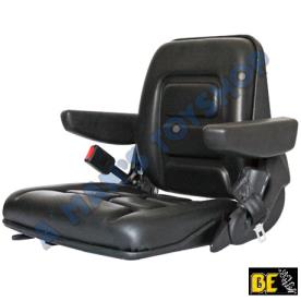 FORKLIFT SEAT WITH  ARMS RESTS BLACK