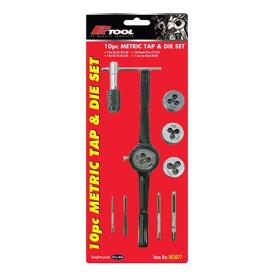 TAP & DIE SET 10 PIECES