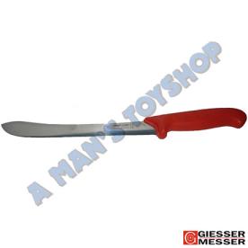 KNIFE BUTCHER 210MM BLADE RED HANDLE