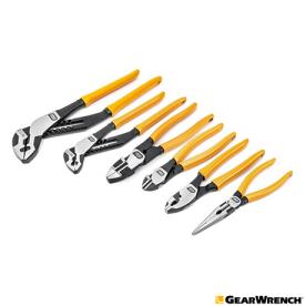 GEARWRENCH PLIER SET 6 PIECE SLIM JAW