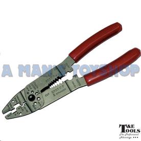 PLIER WIRE CRIMP & STRIP NON INS  215MM