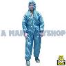 OVERALLS DISPOSABLE LARGE ZIP UP