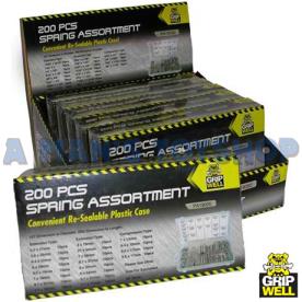 EXTENSION SPRING ASSORTMENT 200 PIECE