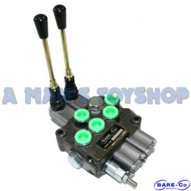 HYDRAULIC CONTROL 2 SPOOL VALVE D/ACT