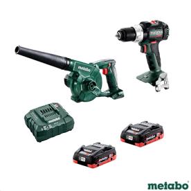 DRILL & BLOWER KIT 18V 2 X BAT & CHARGER