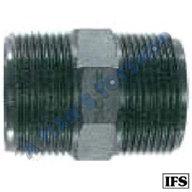 NIPPLE 1/8 BSP FEMALE HEX NIPPLE