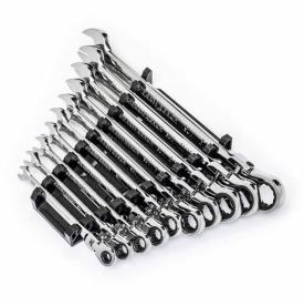 FLEX HEAD RATCHET SET 10 PIECE  SAE AF