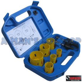 NLA* HOLE SAW 9PCE LOCKSMITH KIT 22-54MM