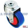 CASTOR BOLT HOLE SWIVEL 125MM NYLON 300K