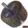 FLAP WHEEL 50MM DIAM 80 GRIT 6 MM ARBOR