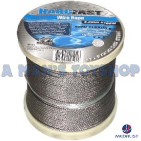 WIRE ROPE STAINLESS STEEL 3.2MM 30 METRE