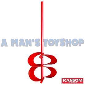 SPIRAL MIXER 130 X 600MM LONG 10MM SHAFT