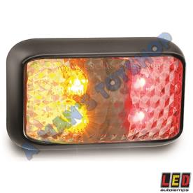 LED LAMP AMBER/RED 10/30 4 VOLT CLEAR WH