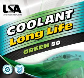 COOLANT LONG LIFE GREEN 50 - 5 LITRES