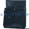 NAIL BAG BLACK 2 LARGE POCKETS 220X300MM